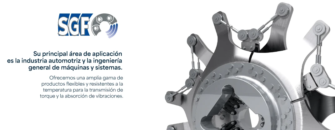 SGF: productos flexibles para la transmisión de torque y absorción de vibraciones