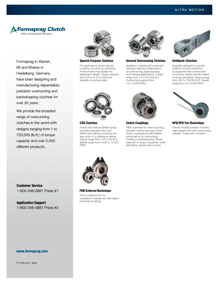 Catálogo Formsprag — 1