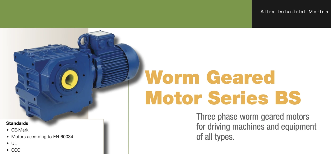 Catálogo Bauer Gear Motor — BS SERIES