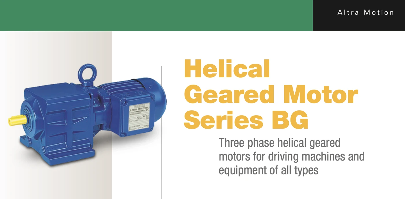 Catálogo Bauer Gear Motor — BG SERIES